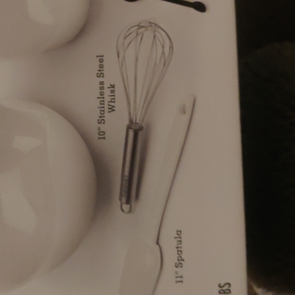 New!Cuisinart Set of 3 BPA-free Mixing Bowls, White - Picture 6 of 6